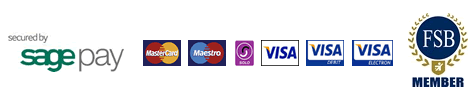 Secured by sagepay - Accepted Payment Options